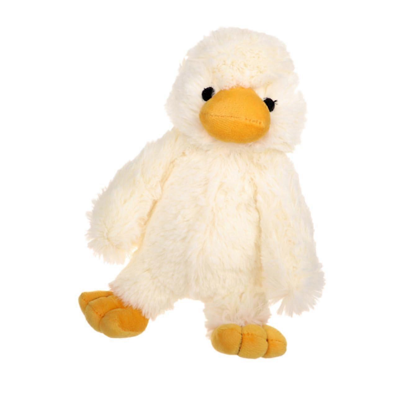 Pet Soft Toy Super White Duck for Small and Medium Dogs and Cats, Chewable Interactive Singing Toy, Large Size