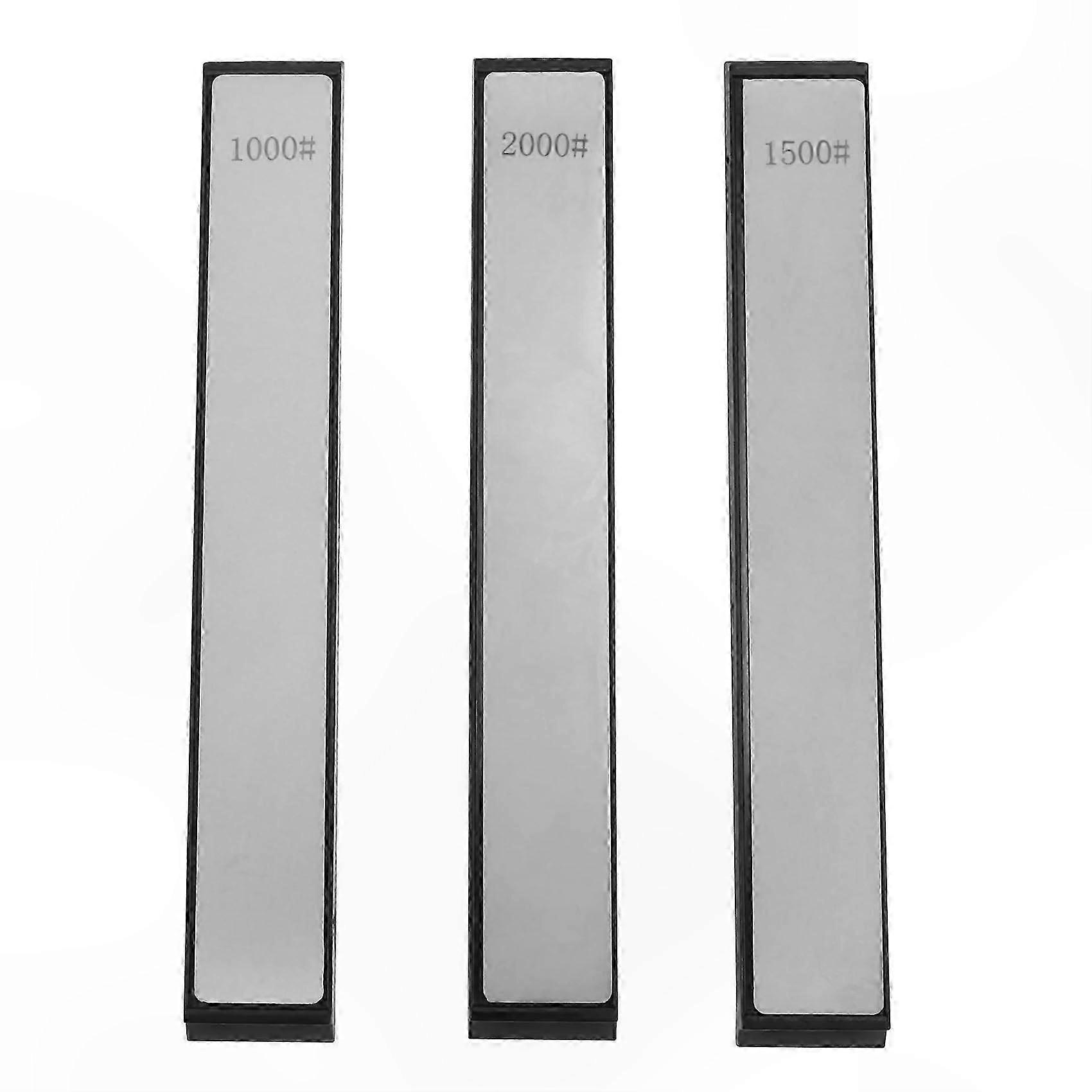 Diamond Whetstone Set for Kitchen Knives Sharpening - 1000/1500/2000 Grit Sharpening Stones Tool