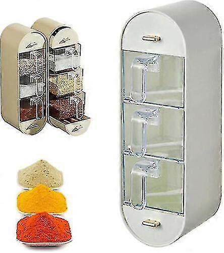 Väggmonterad kryddförvaringslåda