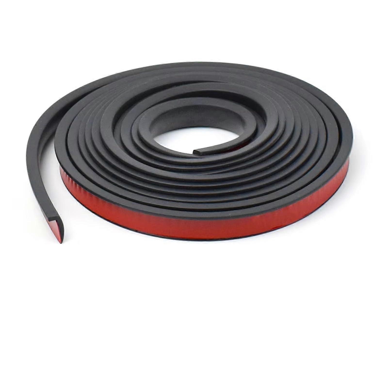 Mudflaps 3 Meter Rubber Seal Strip Car Fender Arches Wing Extenders Scratch Proof Mudguard Wheel Lip Cover (Width 1.4cm)