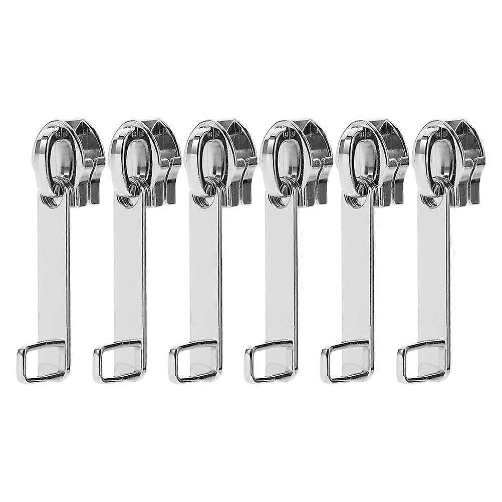 6 Pcs Heavy Duty Zipper Pulls for Luggage, Replacement Lock Zipper for Travel Bags, Backpacks, and Suitcases – Secure Your Belongings with Durable