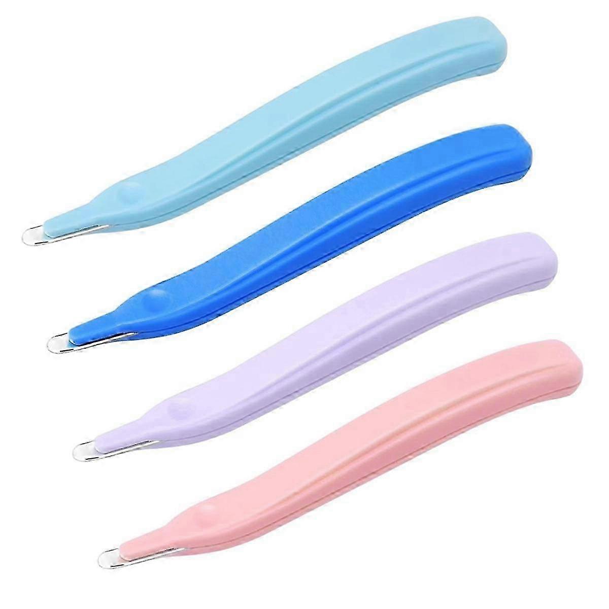 4 Pack Magnetic Staple Remover Tools, Professional Stapler Removers Staple Puller Remover for Classroom (4 Colors)
