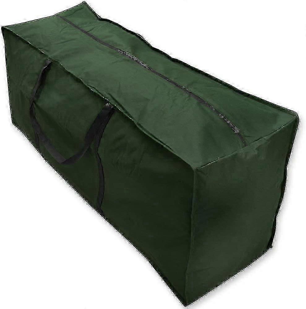 Cover Protective Cover For Cushion Storage Bag For Garden Cushion Carrying Bag For Outdoor Garden Furniture Waterproof Anti-fade Green 116 X 47 X 51 C