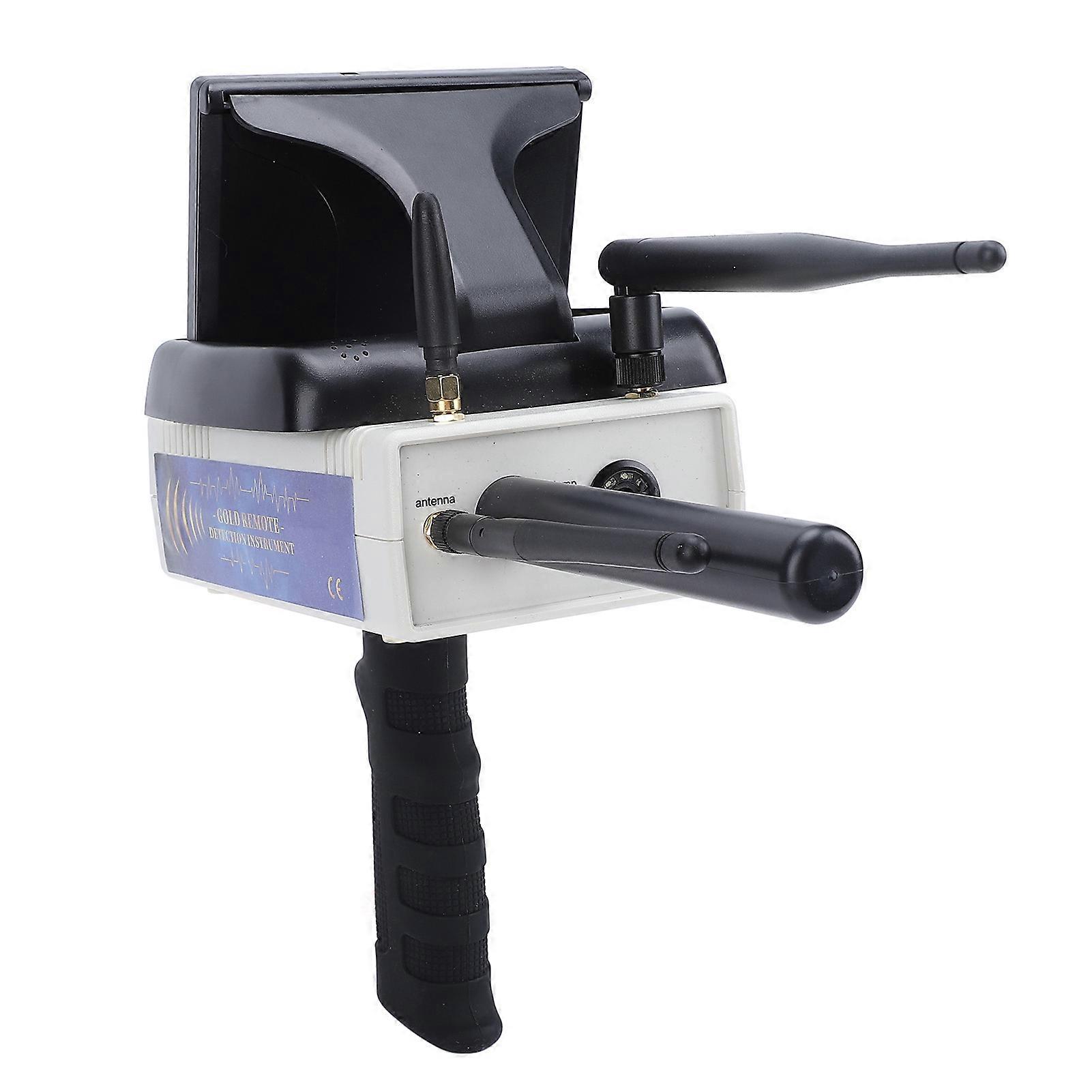 25m Deep Metal Detector with 1200m Range, Display Screen, White