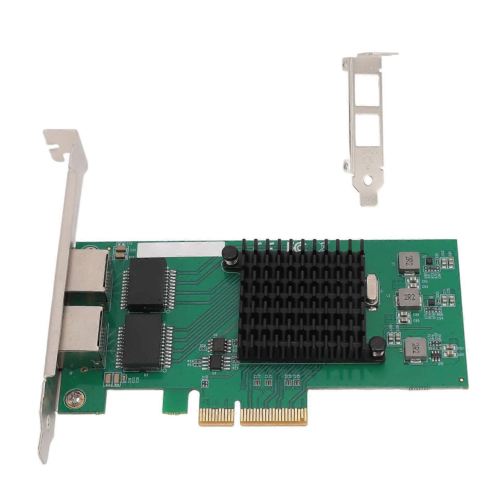 PCIe4X Network Card Gigabit Ethernet 1G I3504 High Hardness with CD ROM for Servers