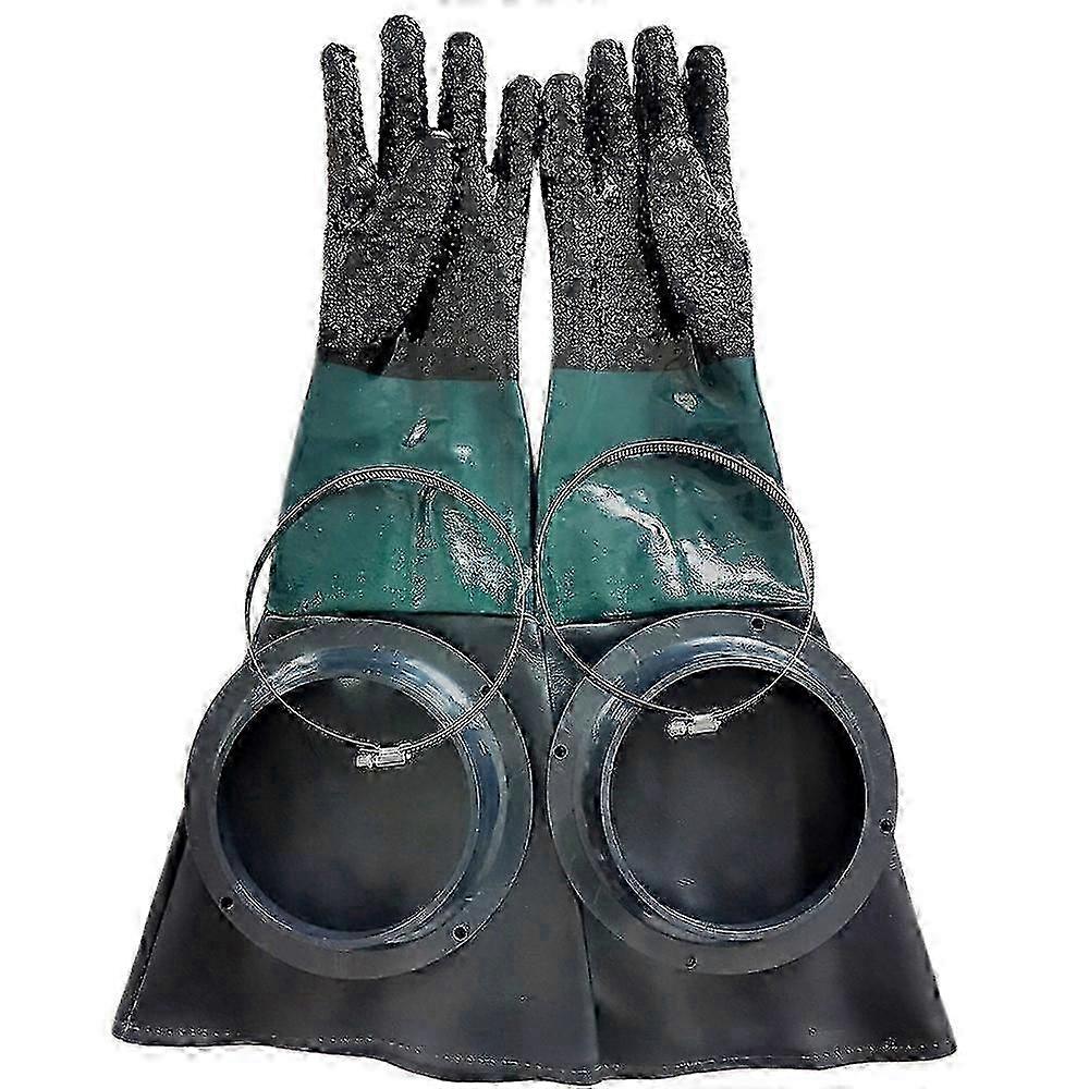 Sandblasting Gloves SandBlaster Parts 60cm with O Rings for Sandbla...