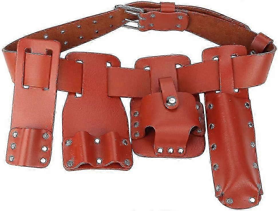 Five-in-one tool belt, 2023 model, 4 movable knife holders, convenient to wear around the waist