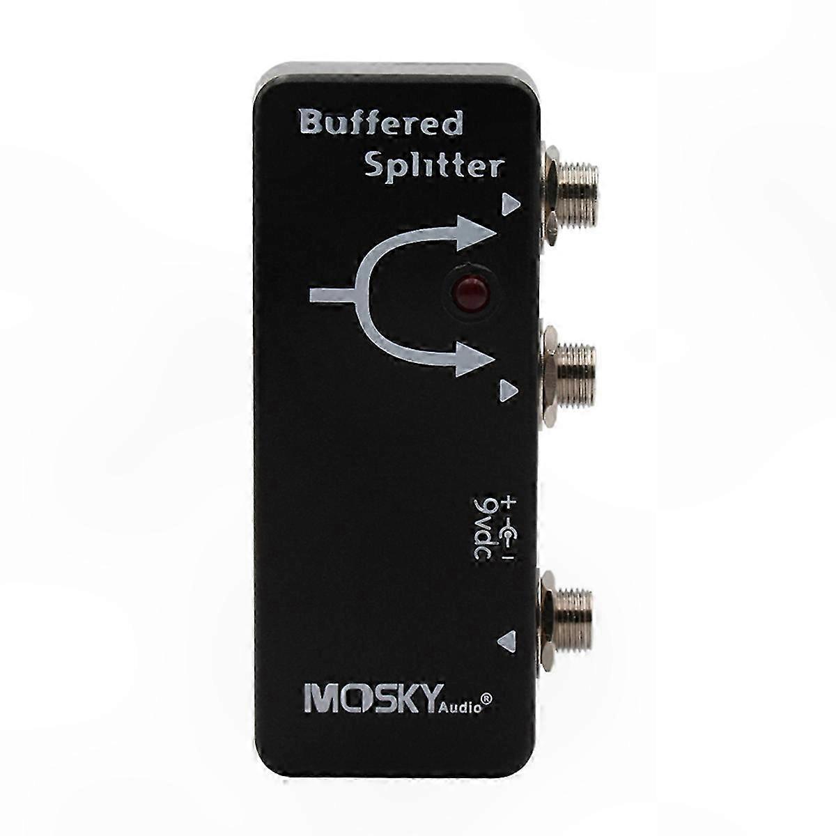 Electric Guitar and Bass Multi-Function Buffer Splitter with One Input and Two Outputs