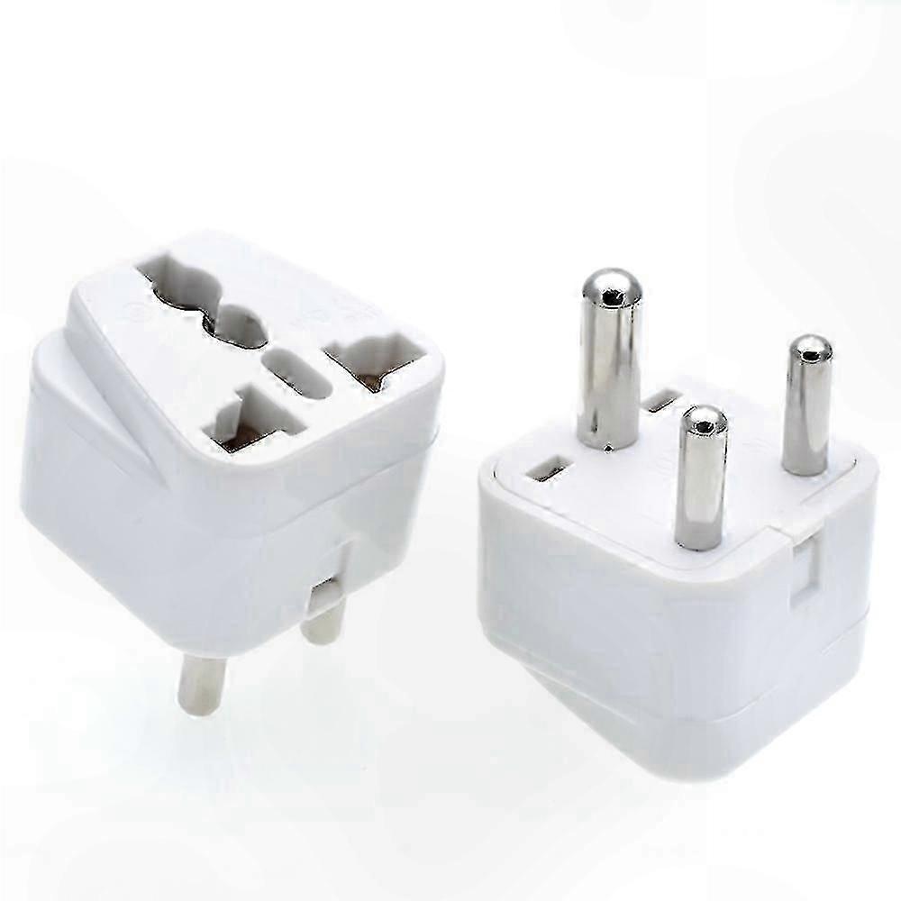 Type M Compatible Universal Plug Adapter for South N S Travel with Grounded Connection