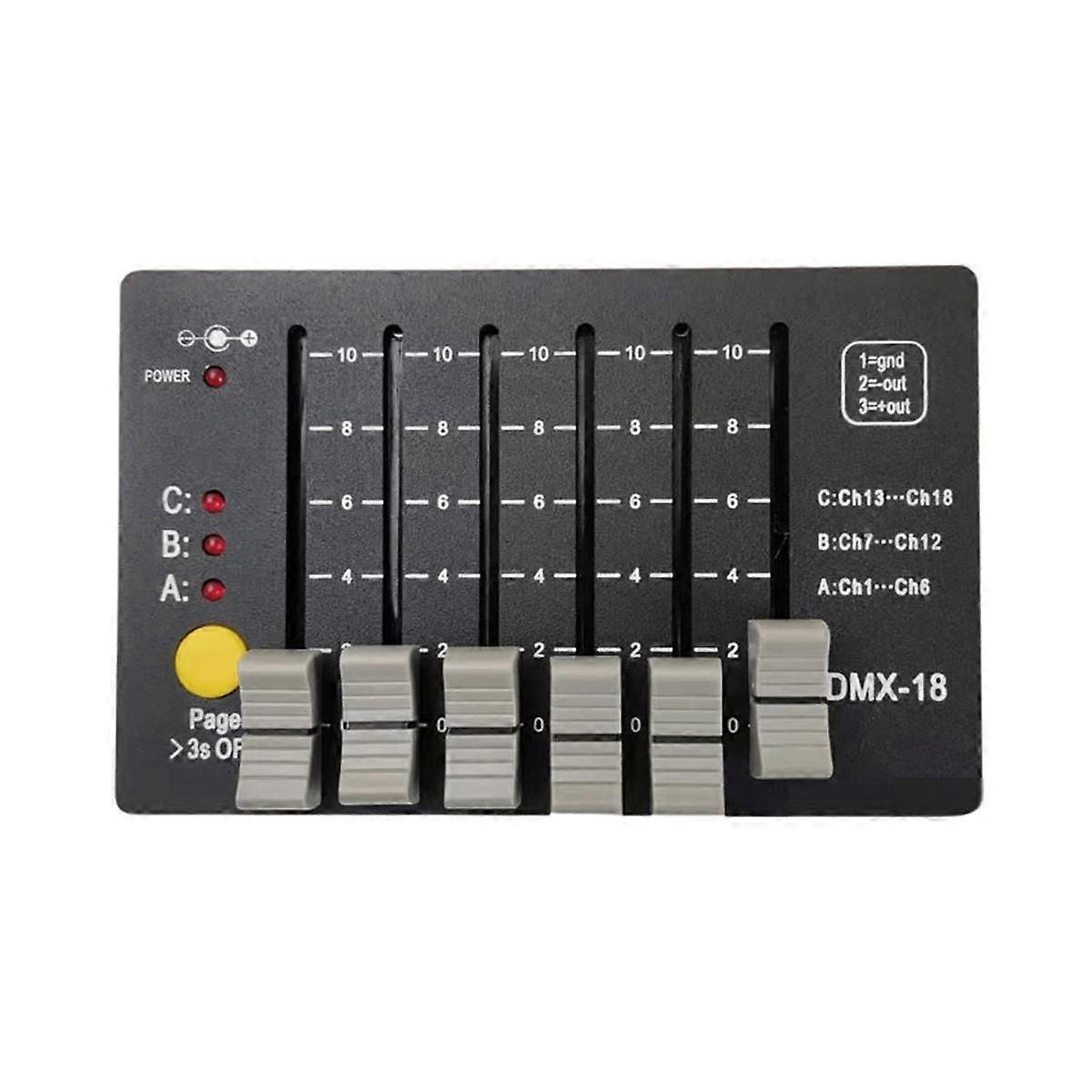 Mini Dmx Controller Equipment DMX512 Console with Battery DJ Show Pub Club KTV Bar Party Lights US