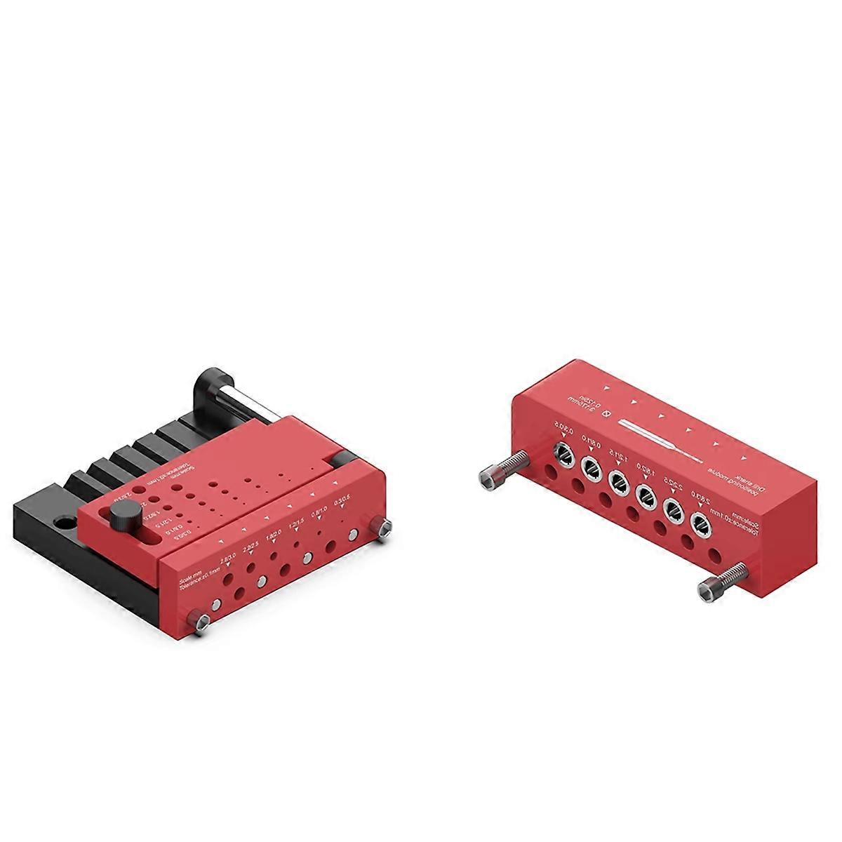 Borehole Positioner for Scale Model Building Round Rod Locator