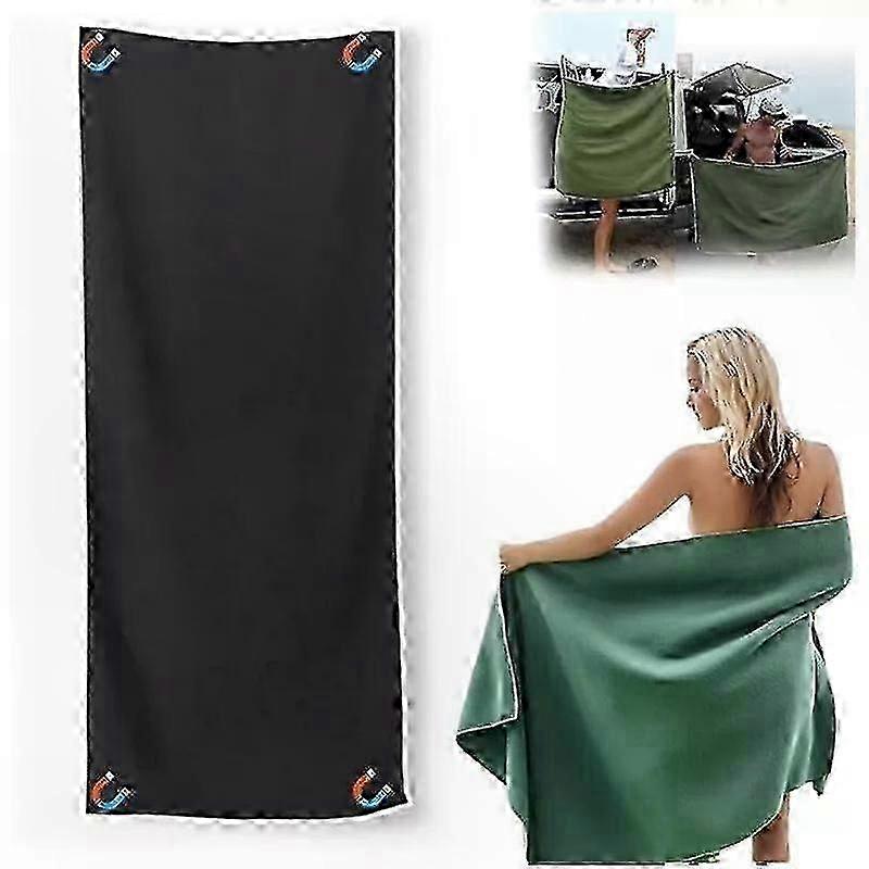Serviette de plage magnétique avec un design résistant au sable et une fermeture sécurisée pour une utilisation en extérieur