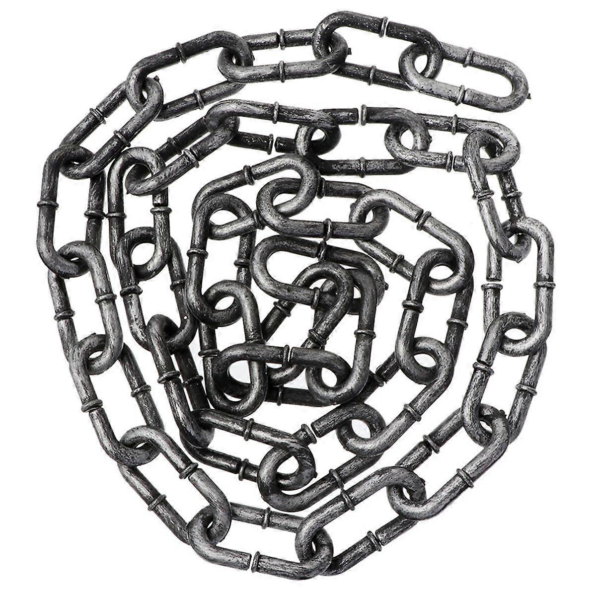 1pc Halloween Fetters Prop Simulation Iron Chain Prop Prisoner Chain Prop