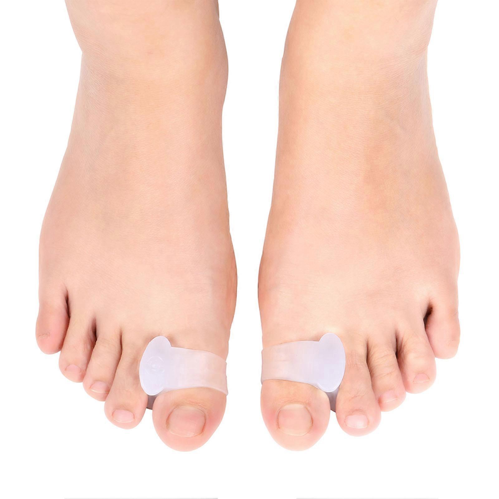 Silicone Toe Separator for Valgus Correction, White, One Size