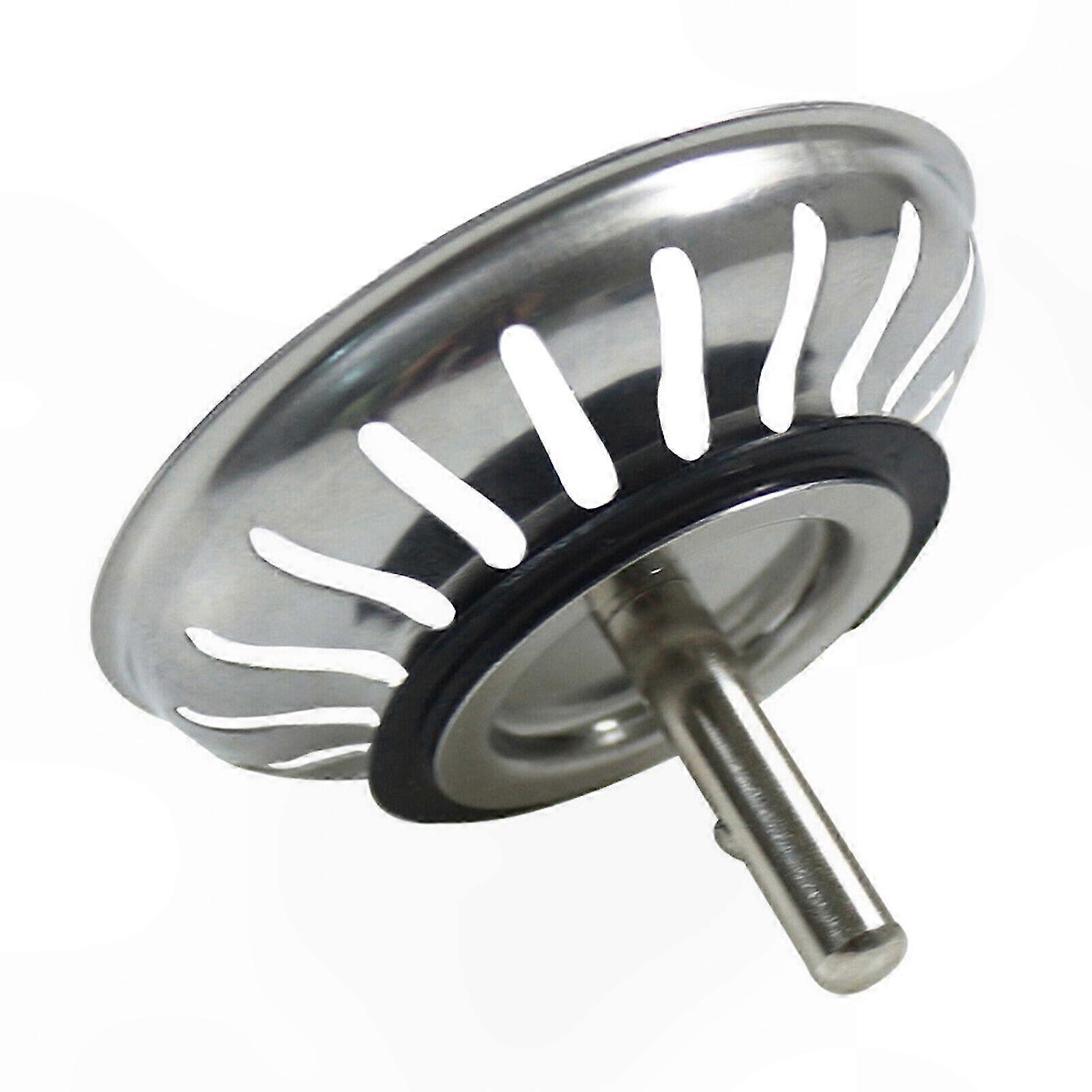 3.5" Eccentric Drain Strainer with 18 Slots for Sinks and Basins