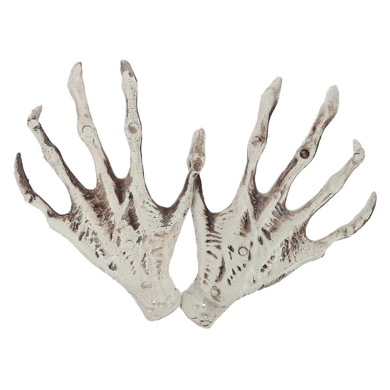 Haunted House Decor Witch hand for Decoration 1Pair Party Accessory