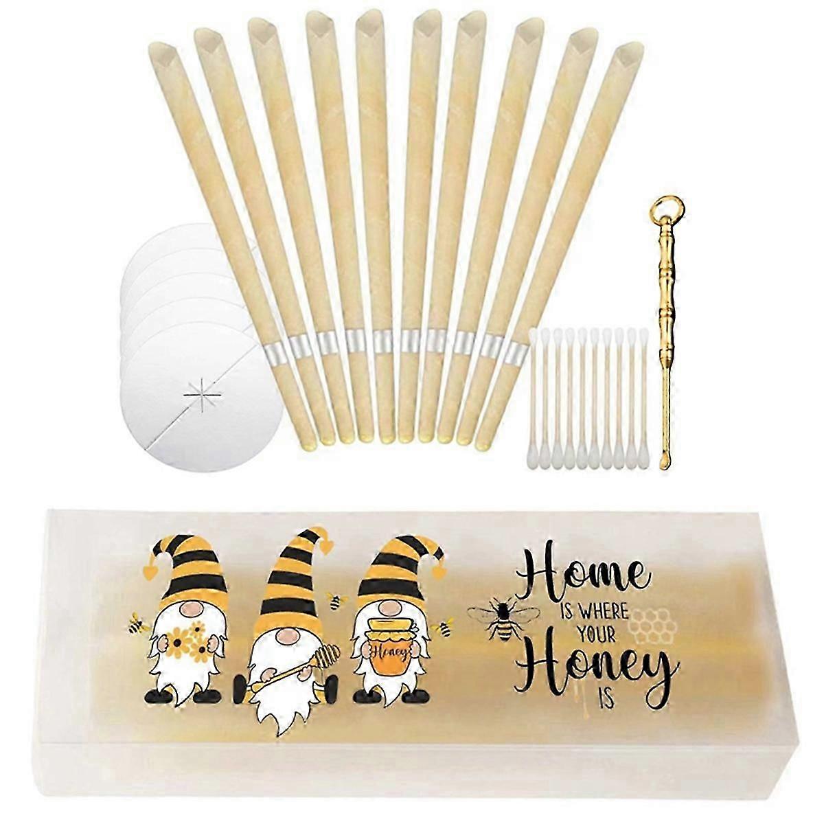 مجموعة محمولة، 10 قطع من مجرفة الأذن المصنوعة من الفولاذ المقاوم للصدأ، أدوات تنظيف شمع الأذن