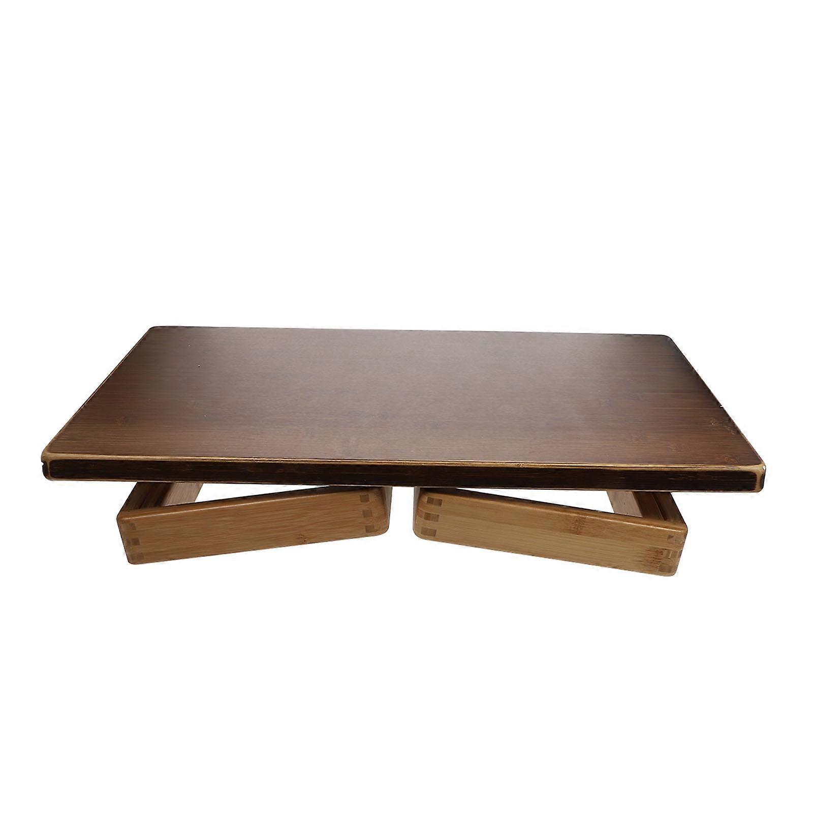 Foldable Bamboo Japanese Style Tea Table for Tatami 1Pcs Portable Use
