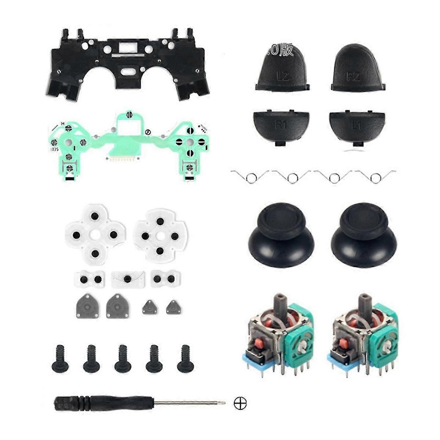 3D Joystick Kit for JDM 011 1100 1000 US Version L1 R1 L2 R2 Trigger Button Conductive Rubber Flex C
