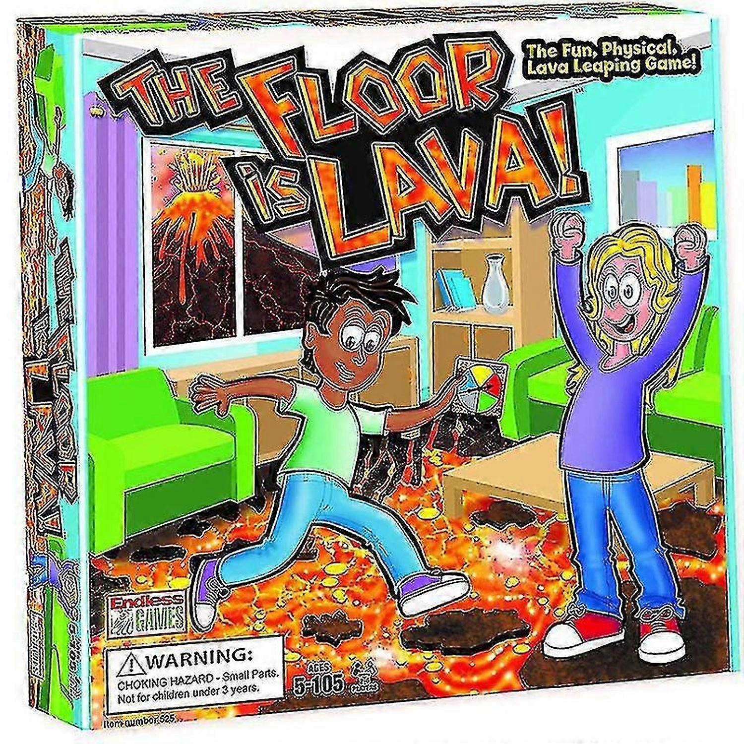 Interactive Toy, Floor Is Lava, Interactive Fun Physics Lava Jump, Family Game The Floor Is Lava