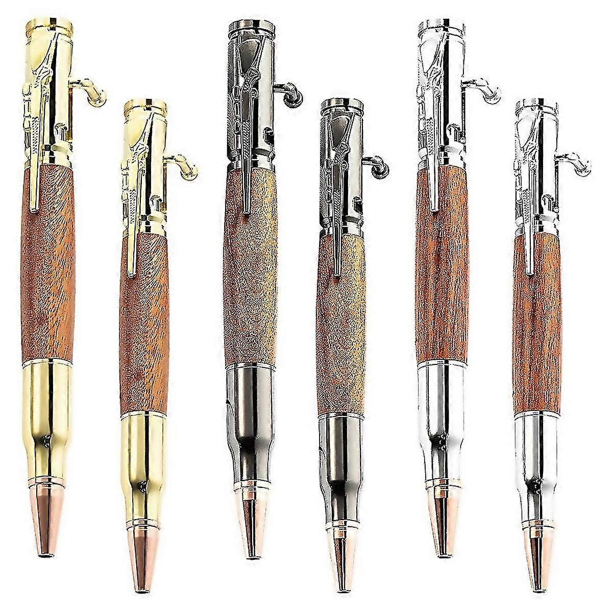 For 6 Bolt Action Pens Woodworking Pen Set