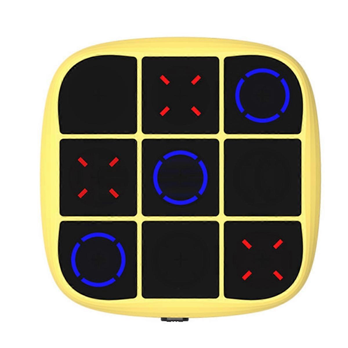 4-in-1 Electronic Tic Toe Bolt Game,for Kids and Adults Yellow