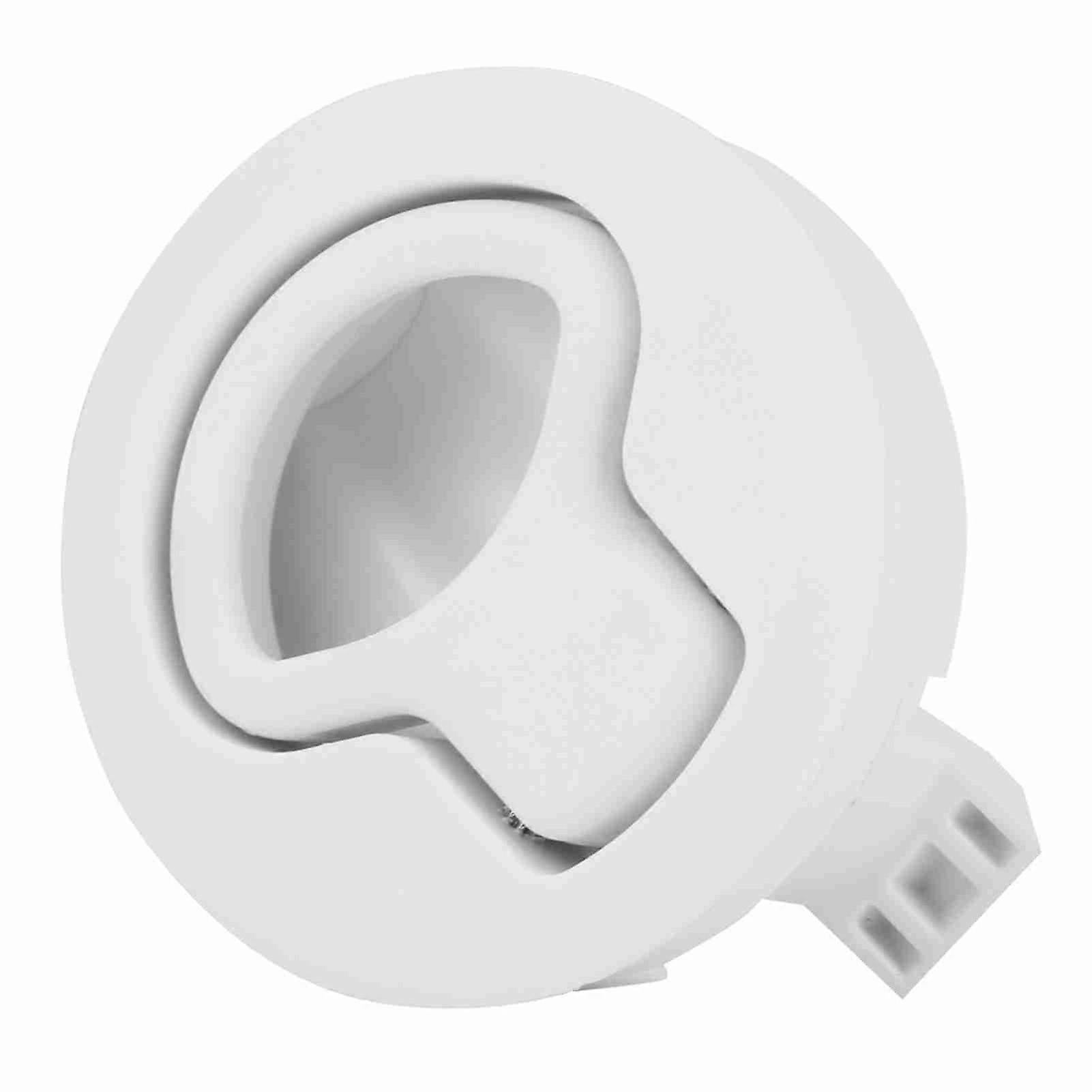 Plastic Flush Pull Hatch Latch Slam Latch for RV Marine Boat RV White
