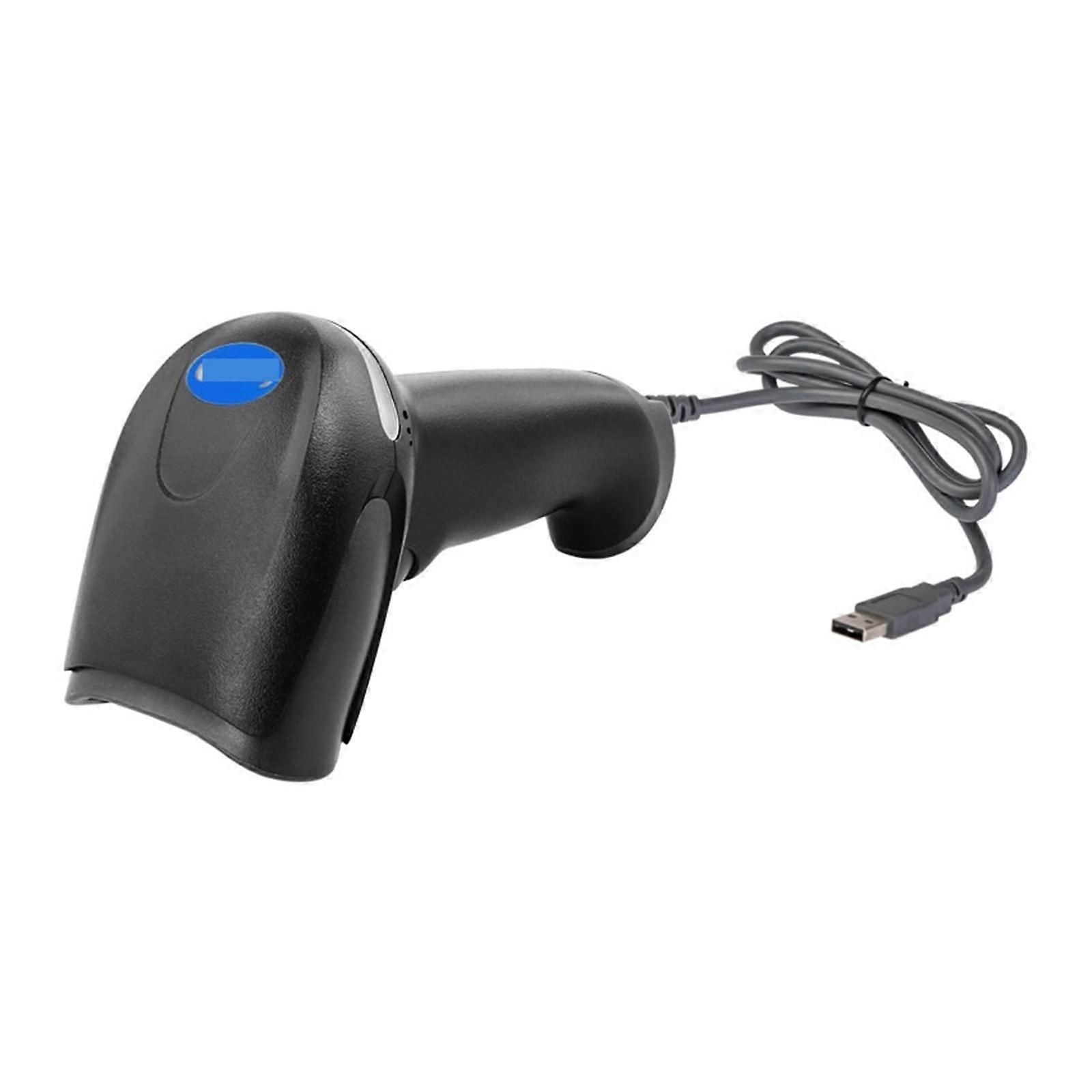 Bar Code Scanner Wired CCD 1D Barcode Reader USB Cable Compatible With Supermarket POS System Inventory