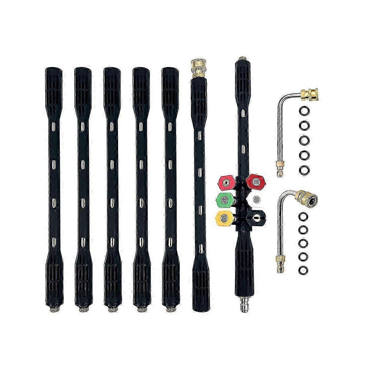 Pressure Washer Extension Wand-Gutter Cleaning Tools Extension Wand Power Washer Replacement ,1/4In