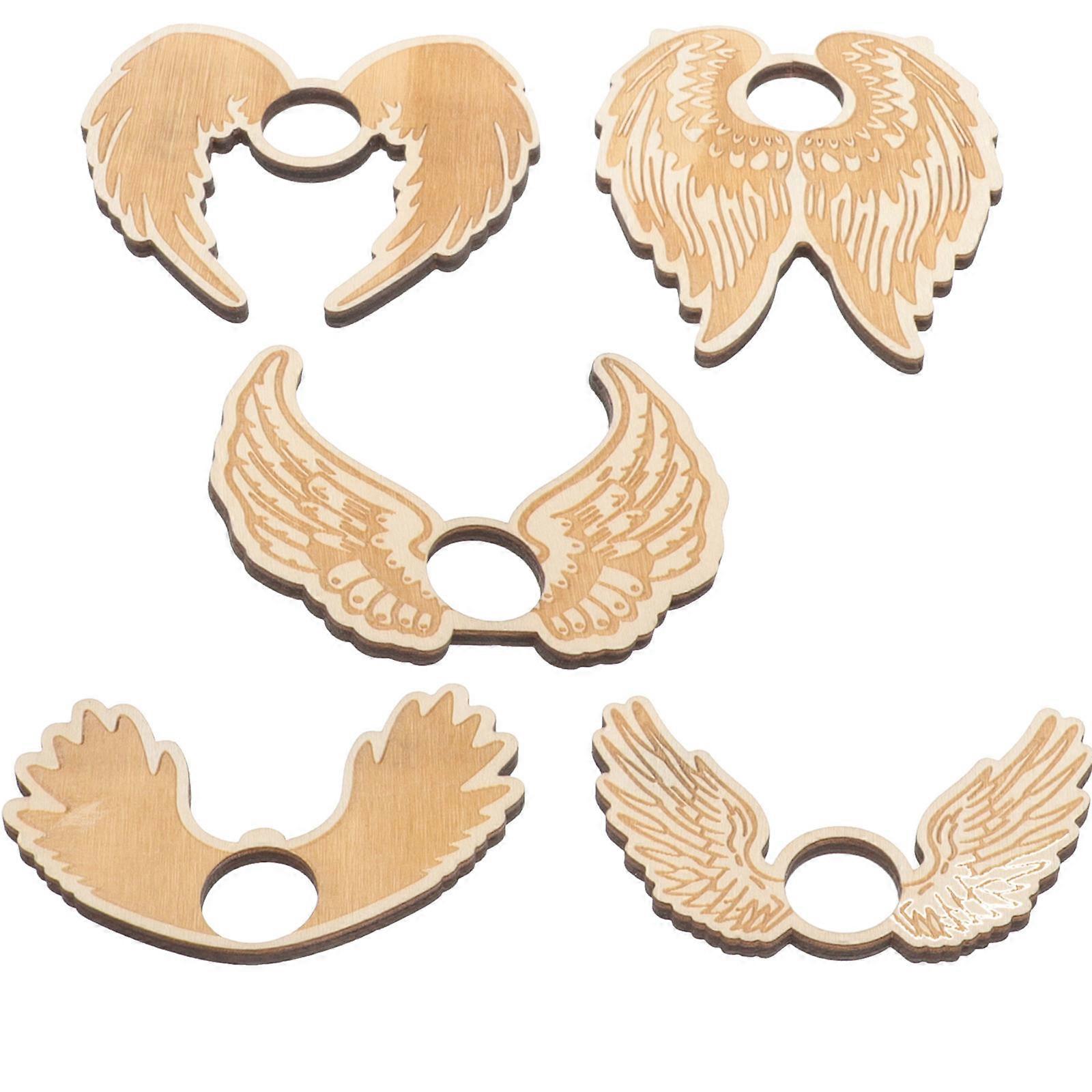 Wooden Sphere Display Stand Wing Shape for Display 15Pcs Set
