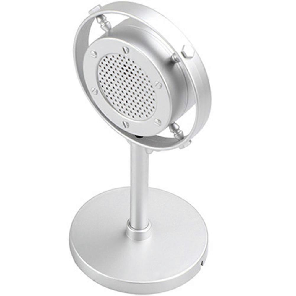 Silver 3Pcs Retro Microphone Prop for Costume and Stage Performance