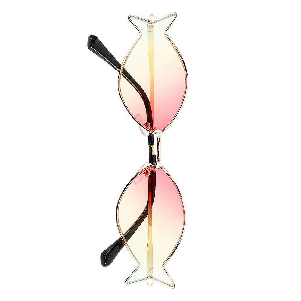 Fish-Shaped Sunglasses Summer Pool Party Uv