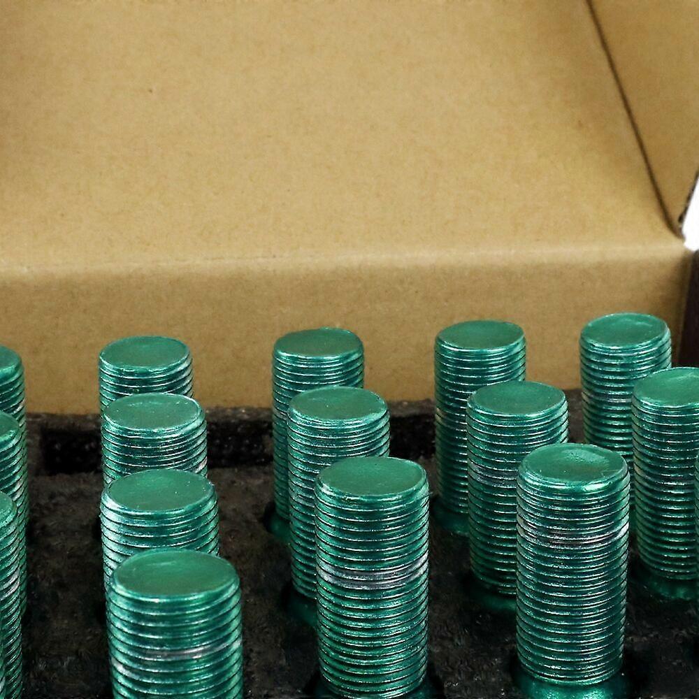 Set Nuts OMP 27 mm Green 20 uds M12 x 1,50