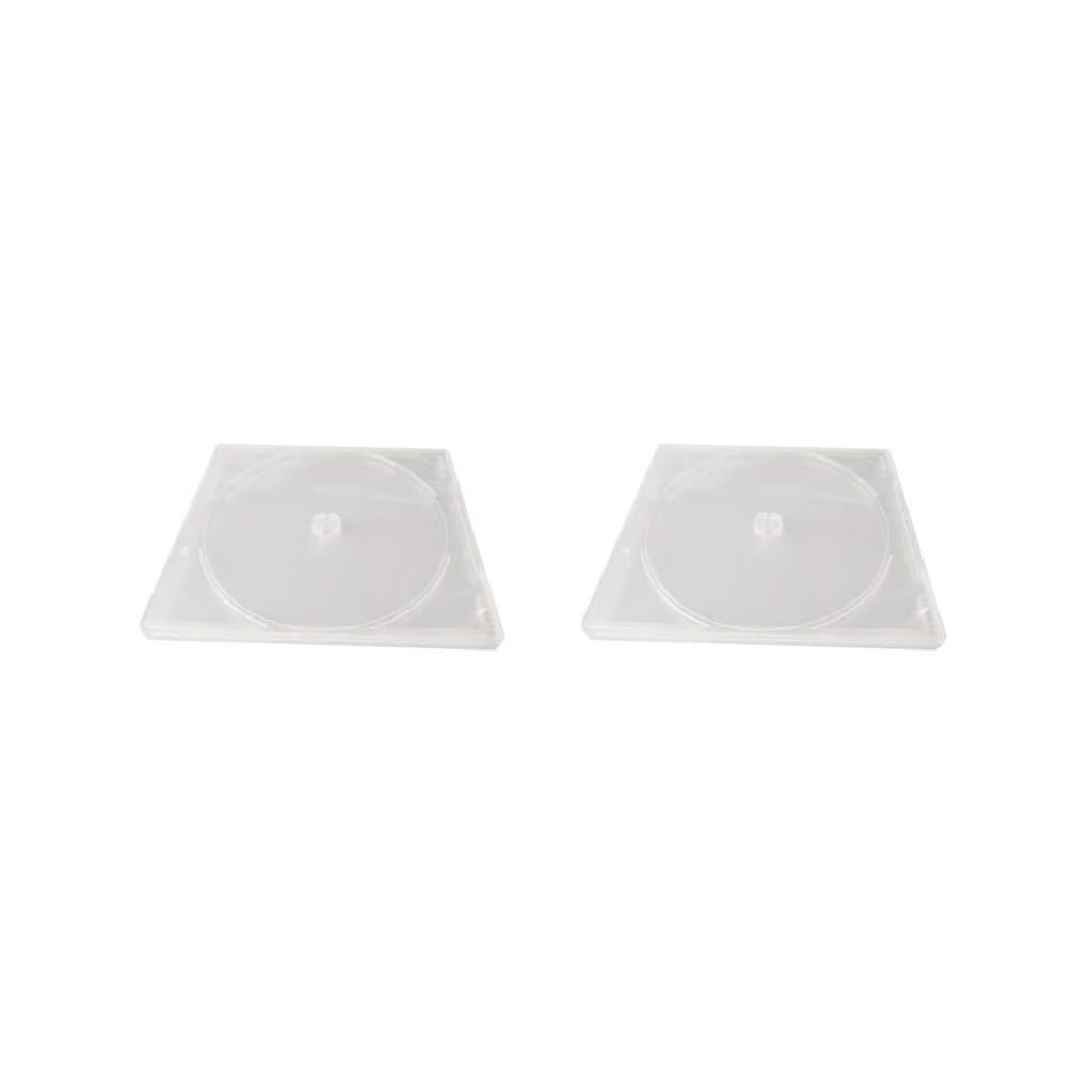 CD Cases Clear 20Pack, Two Sets of 10, CD Protection, Portable Waterproof DVD Replacement Cases