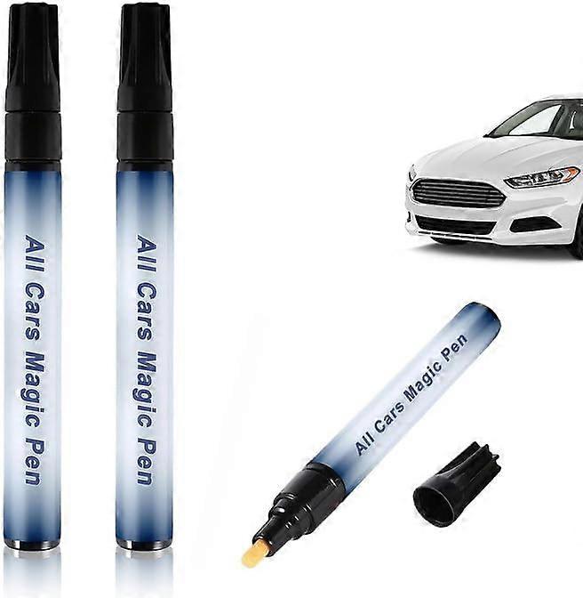 2Pcs Car Scratch Remover Pen, Quick Filling Car Scratches and Seals, Auto Paint Repair Touch Up Pen for All Car