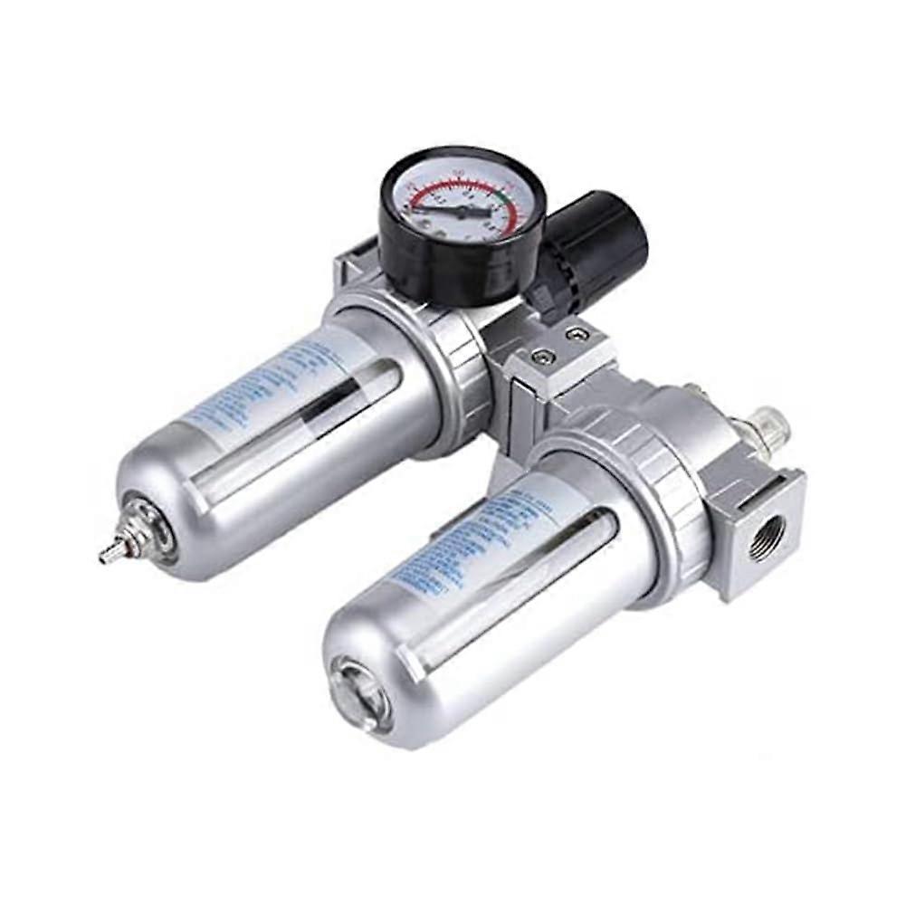 Air Pressure Regulator SFC300 3/8 In Air Compressor Filter Regulator Moisture Trap Separator