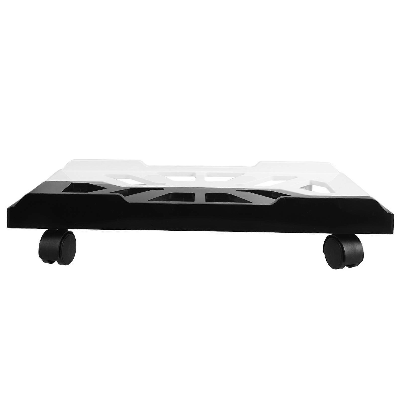 Pc Tower Stand with Rolling Casters for 2Pcs Adjustable Mobile Use