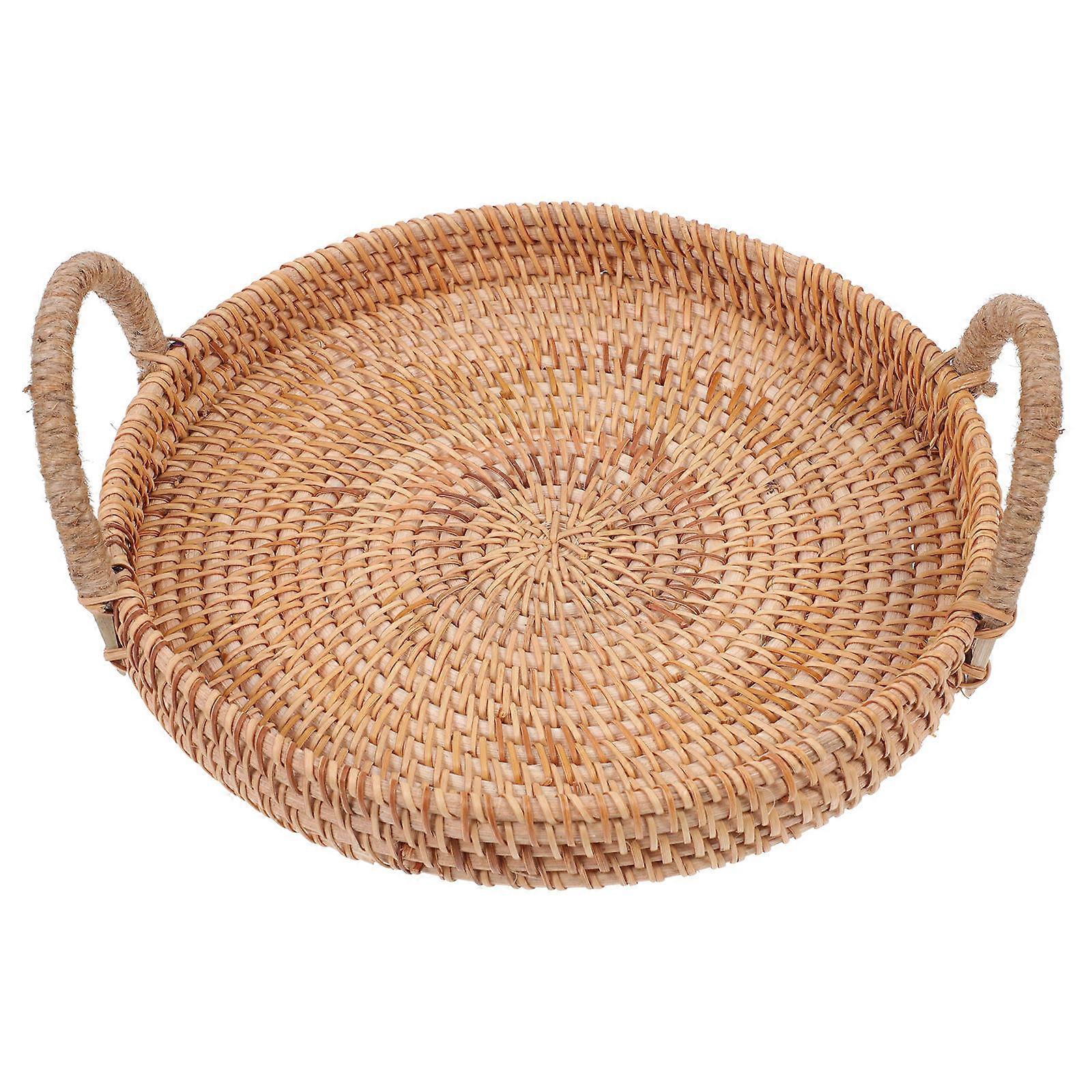 Home Storage Tray Vietnamese Style Bread Basket for Storage Use 3Pcs Design