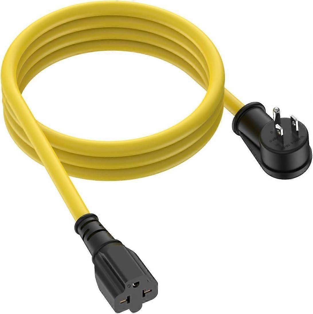 6FT Heavy Duty 15Amp Right-Angle Extention Cable, 12AWG