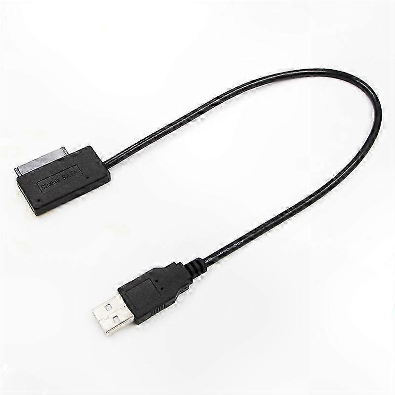 USB 2.0 Adapter for SATA 13 Pin Drive | Convert CD/DVD Slimline to USB | 35CM Data Cable Connector