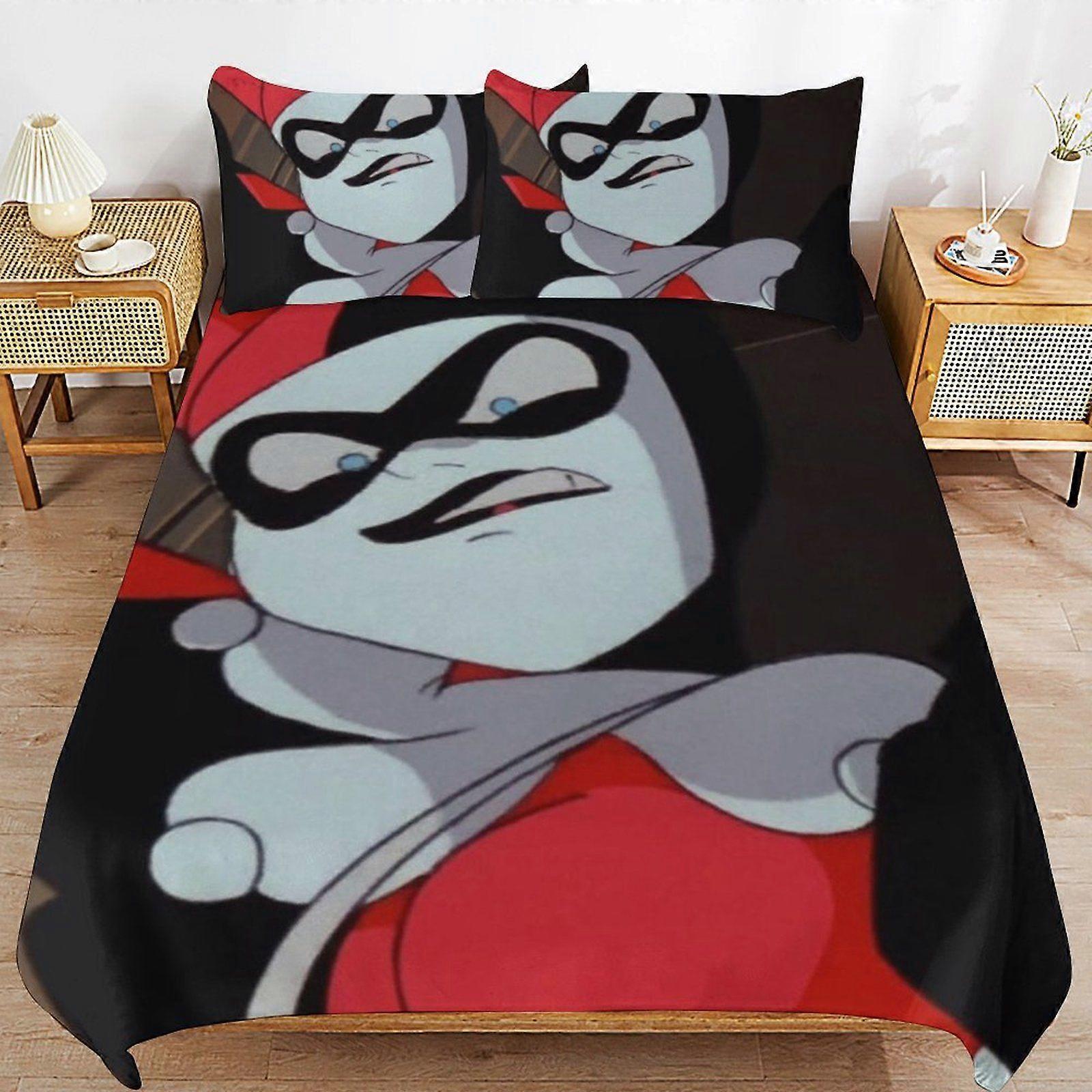 a317 Sky High The Animated Series Practical Zip Function Smooth Bedding Surface Soft Layer Duvet Cover Sets for Rest Night b317