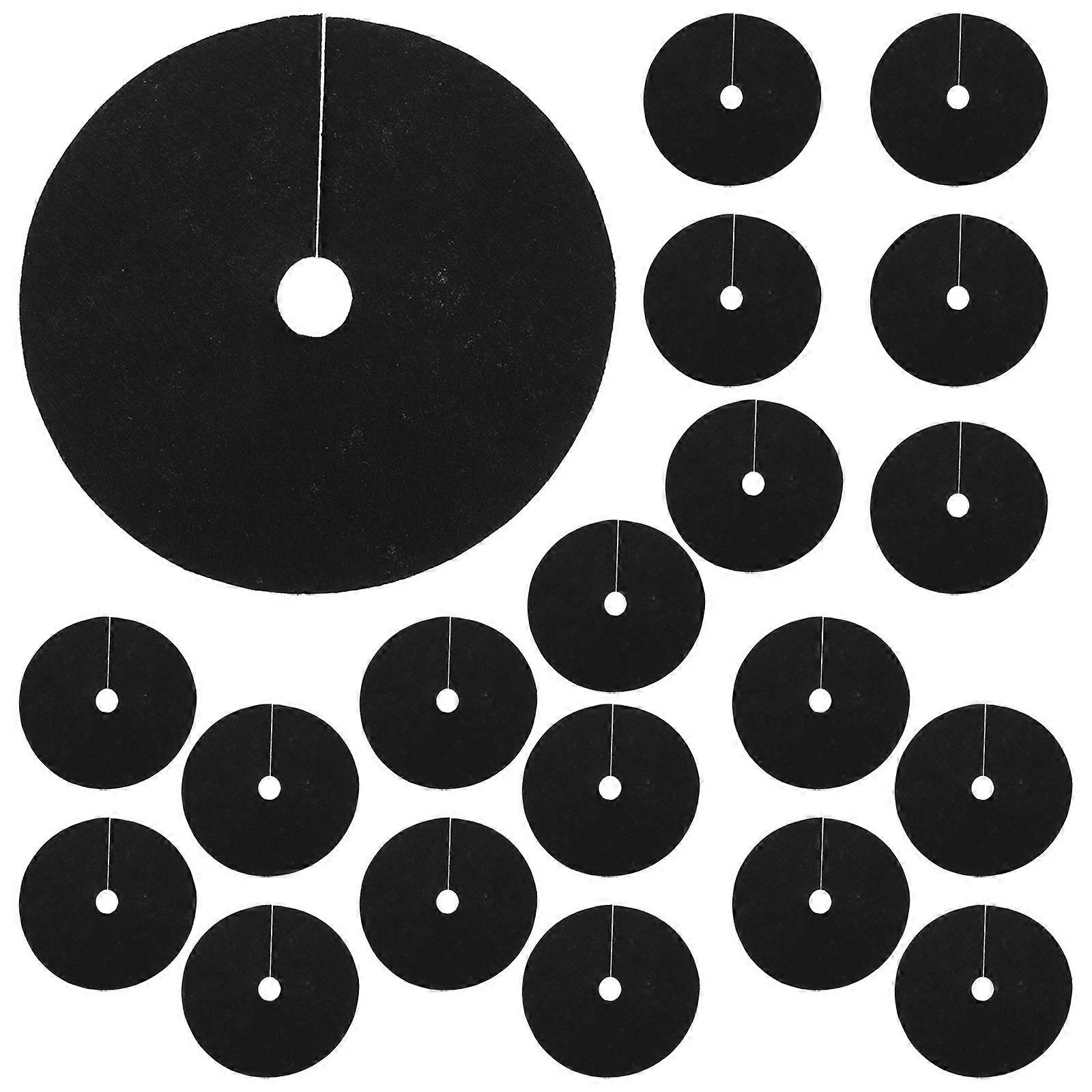 Grass Protector Gardening Control Cloth Ring for Tree Protection 40Pcs