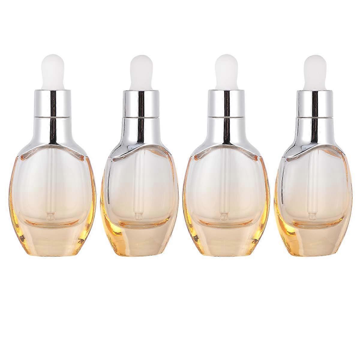 Dropper Bottle for Storage Use 8Pcs Silver Glass Essential Oil Bottles