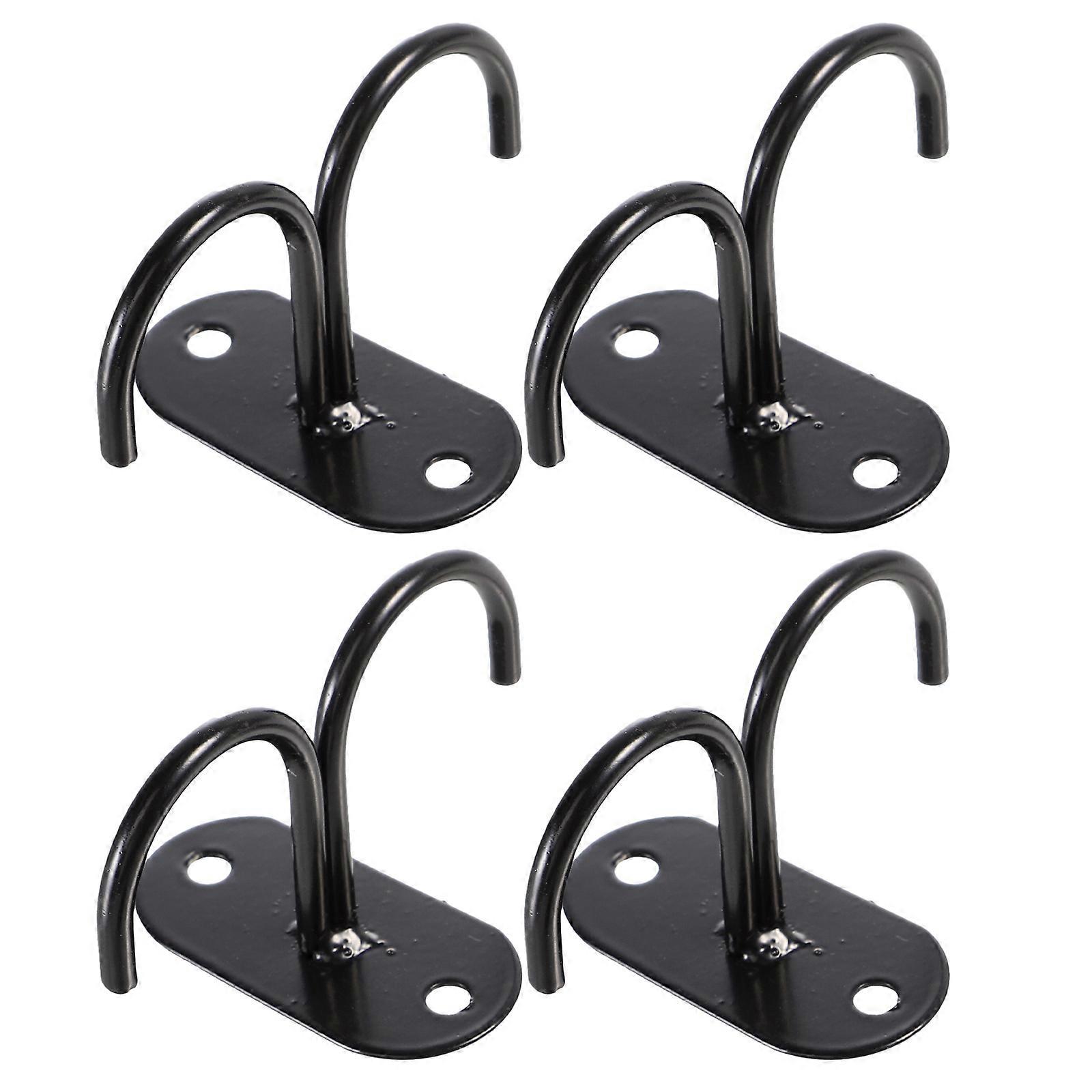 Mug Racks Under Cabinet Hanging 8Pcs Black Cup Holders for Kitchen Storage