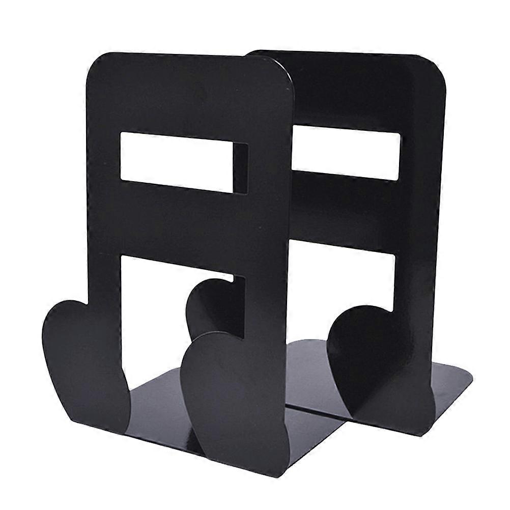 Books Classification Folder Creative Music Note Bookends for Office 3Pairs