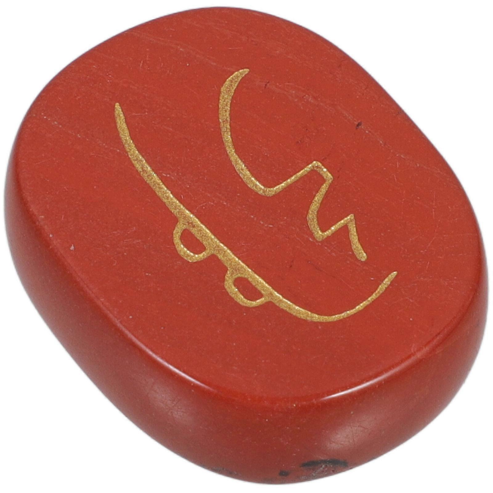 Rød chakra edelsten palmesteinkrystaller for holistisk behandling glattpolert 1 stk