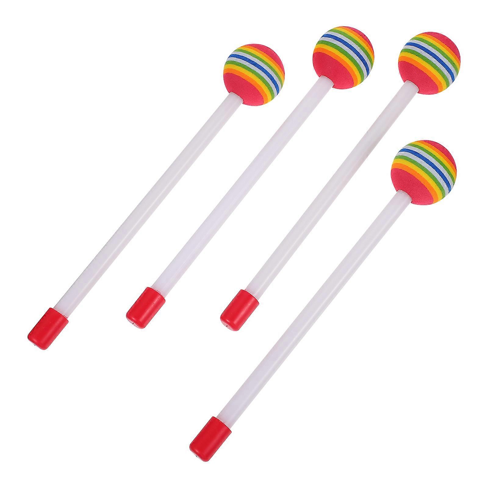 Percussion Drumsticks Kids Practicing Drumsticks for Music 4Pcs Set