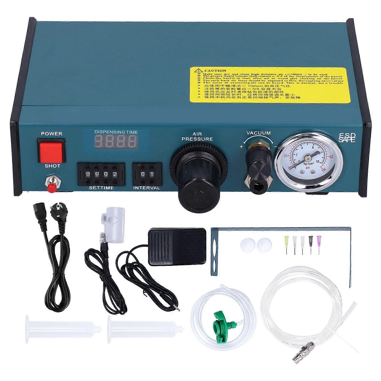 SemiAutomatic Glue Dispenser Aluminum Alloy Timer Control Equipment with Digital Display