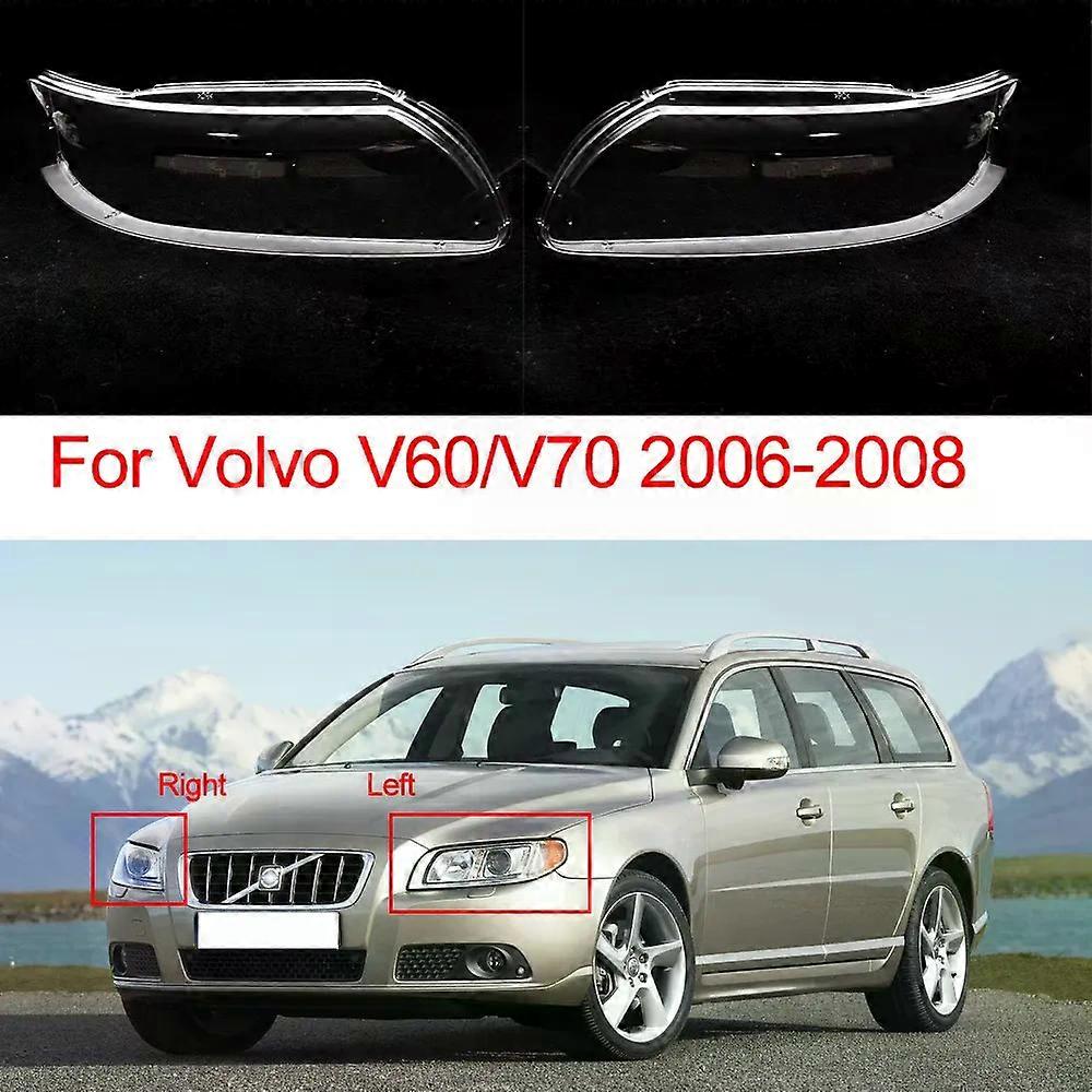 Apply For Volvo V60/V70 2006 2007 2008 Headlight Transparent Shell Headlamp Lamp Cover Lens Replace The Original Lampshade