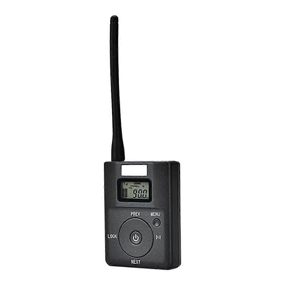 Portable Wireless Stereo Digital FM Audio Transmitter Radio Receiver